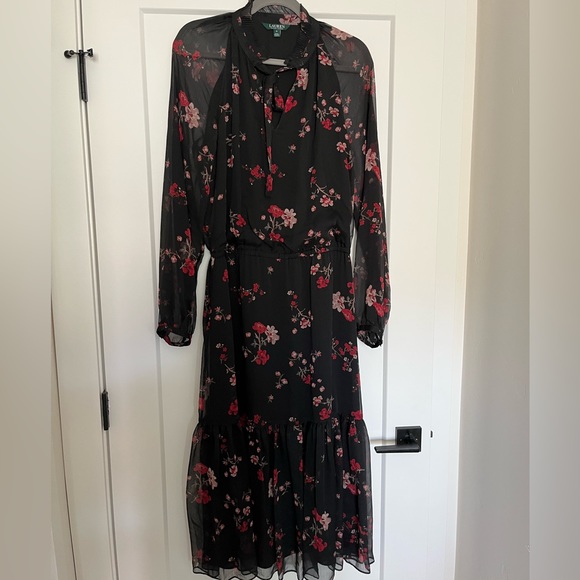 NWOT~ Ralph Lauren, full length dress, size 12 - Picture 2 of 6